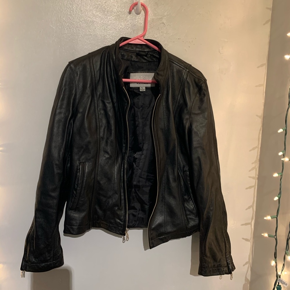 Leather jacket